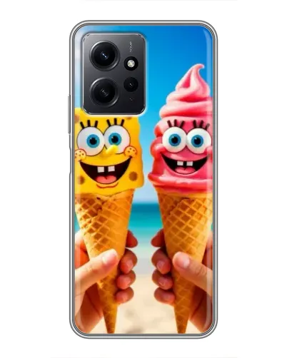 Чехол для Xiaomi Redmi Note 12 с картинкой «Спанч Боб мороженое» Чехол для Xiaomi Redmi Note 12 с картинкой «Спанч Боб мороженое»