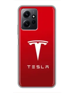 Чохол для Xiaomi Redmi Note 12 з картинкою «Tesla Red Classic» Чохол для Xiaomi Redmi Note 12 з картинкою «Tesla Red Classic»