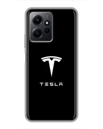 Чохол для Xiaomi Redmi Note 12 з картинкою «Tesla White Logo» Чохол для Xiaomi Redmi Note 12 з картинкою «Tesla White Logo»