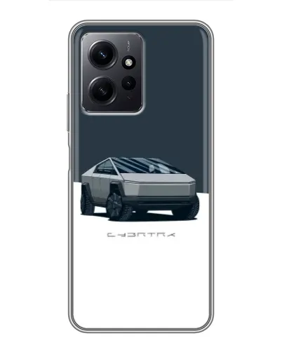 Чохол для Xiaomi Redmi Note 12 з картинкою «Сріблястий Cybertruck Tesla» Чохол для Xiaomi Redmi Note 12 з картинкою «Сріблястий Cybertruck Tesla»