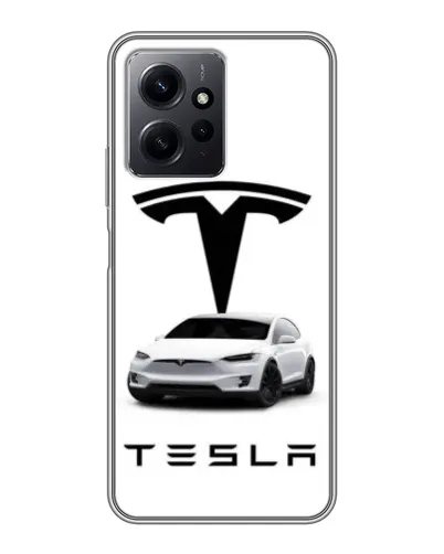 Чохол для Xiaomi Redmi Note 12 з картинкою «Tesla White Style» Чохол для Xiaomi Redmi Note 12 з картинкою «Tesla White Style»