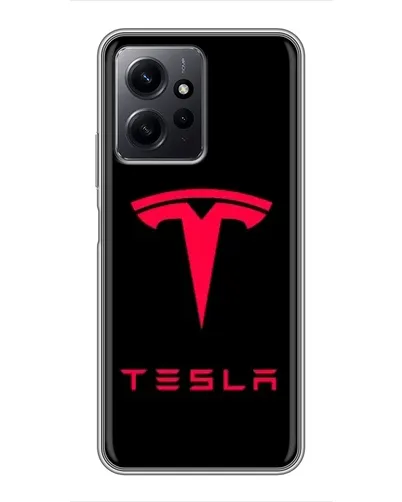 Чохол для Xiaomi Redmi Note 12 з картинкою «Tesla Red Logo» Чохол для Xiaomi Redmi Note 12 з картинкою «Tesla Red Logo»