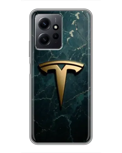 Чохол для Xiaomi Redmi Note 12 з картинкою «Мармурова Tesla Gold» Чохол для Xiaomi Redmi Note 12 з картинкою «Мармурова Tesla Gold»