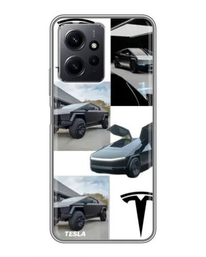 Чохол для Xiaomi Redmi Note 12 з картинкою «Колаж Cybertruck Tesla» Чохол для Xiaomi Redmi Note 12 з картинкою «Колаж Cybertruck Tesla»