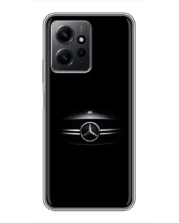 Чохол для Xiaomi Redmi Note 12 з картинкою «Mercedes — абстрактні лінії» Чохол для Xiaomi Redmi Note 12 з картинкою «Mercedes — абстрактні лінії»