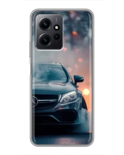 Чехол для Xiaomi Redmi Note 12 с картинкой «Mercedes — ночной город» Чехол для Xiaomi Redmi Note 12 с картинкой «Mercedes — ночной город»