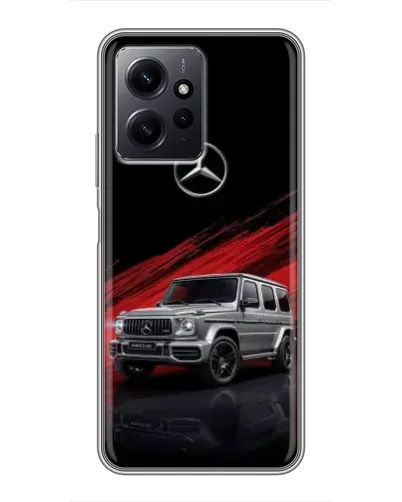 Чехол для Xiaomi Redmi Note 12 с картинкой «Mercedes G-Class красный» Чехол для Xiaomi Redmi Note 12 с картинкой «Mercedes G-Class красный»