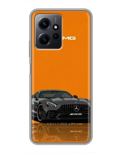 Чехол для Xiaomi Redmi Note 12 с картинкой «Оранжевый Mercedes AMG» Чехол для Xiaomi Redmi Note 12 с картинкой «Оранжевый Mercedes AMG»