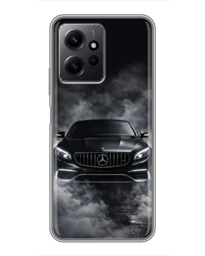 Чехол для Xiaomi Redmi Note 12 с картинкой «Mercedes в дыму» Чехол для Xiaomi Redmi Note 12 с картинкой «Mercedes в дыму»