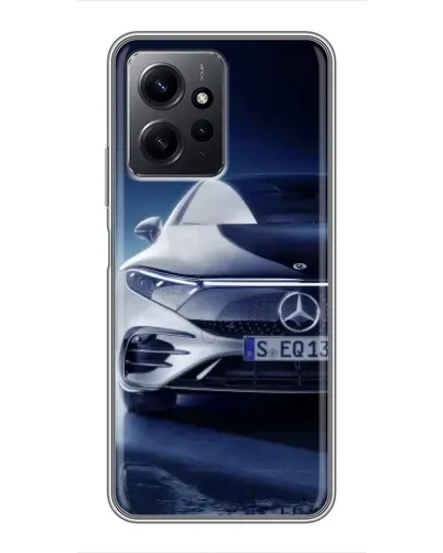 Чехол для Xiaomi Redmi Note 12 с картинкой «Mercedes EQ — будущее» Чехол для Xiaomi Redmi Note 12 с картинкой «Mercedes EQ — будущее»