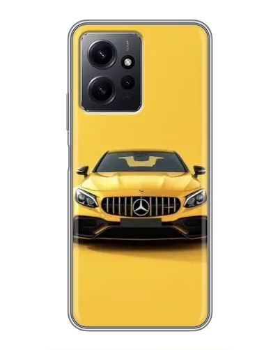 Чехол для Xiaomi Redmi Note 12 с картинкой «Желтый Mercedes GT» Чехол для Xiaomi Redmi Note 12 с картинкой «Желтый Mercedes GT»