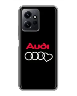 Чохол для Xiaomi Redmi Note 12 з картинкою «Логотип Audi Heart» Чохол для Xiaomi Redmi Note 12 з картинкою «Логотип Audi Heart»
