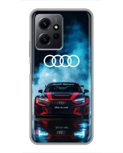 Чохол для Xiaomi Redmi Note 12 з картинкою «Audi Sport — неон» Чохол для Xiaomi Redmi Note 12 з картинкою «Audi Sport — неон»
