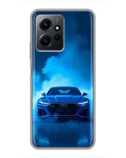 Чохол для Xiaomi Redmi Note 12 з картинкою «Audi — блакитна енергія»