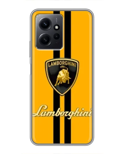 Чохол для Xiaomi Redmi Note 12 з картинкою «Lamborghini Stripe жовтий» Чохол для Xiaomi Redmi Note 12 з картинкою «Lamborghini Stripe жовтий»