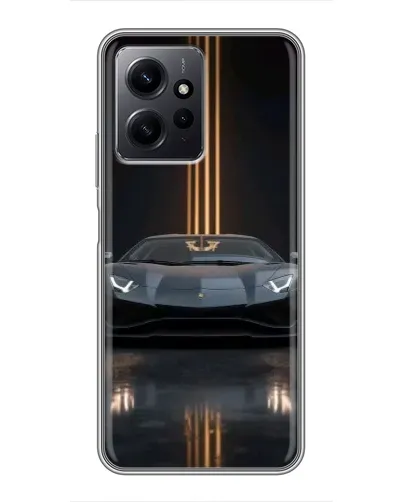 Чохол для Xiaomi Redmi Note 12 з картинкою «Lamborghini золоті лінії» Чохол для Xiaomi Redmi Note 12 з картинкою «Lamborghini золоті лінії»