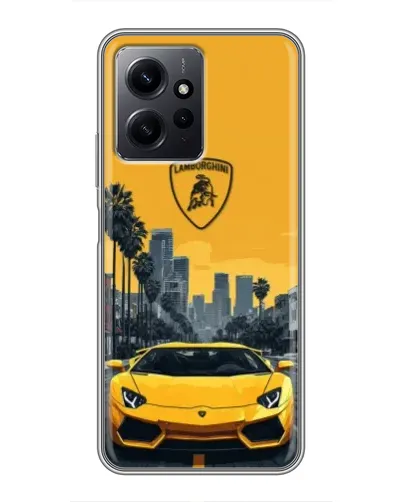 Чохол для Xiaomi Redmi Note 12 з картинкою «Жовтий Lamborghini місто» Чохол для Xiaomi Redmi Note 12 з картинкою «Жовтий Lamborghini місто»