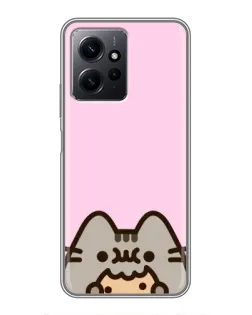 Чехол для Xiaomi Redmi Note 12 с картинкой «Pusheen и печенье» Чехол для Xiaomi Redmi Note 12 с картинкой «Pusheen и печенье»