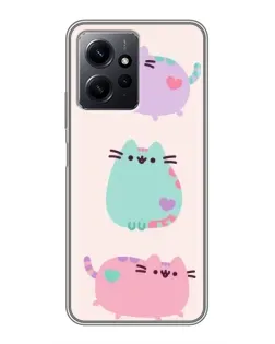Чехол для Xiaomi Redmi Note 12 с картинкой «Pusheen трио» Чехол для Xiaomi Redmi Note 12 с картинкой «Pusheen трио»