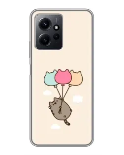 Чехол для Xiaomi Redmi Note 12 с картинкой «Пушин на шариках» Чехол для Xiaomi Redmi Note 12 с картинкой «Пушин на шариках»
