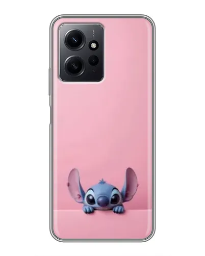 Чехол для Xiaomi Redmi Note 12 с картинкой «Stitch выглядывает»