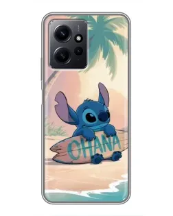 Чехол для Xiaomi Redmi Note 12 с картинкой «Стич на серфе»