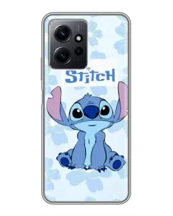 Чехол для Xiaomi Redmi Note 12 с картинкой «Stitch среди цветов»