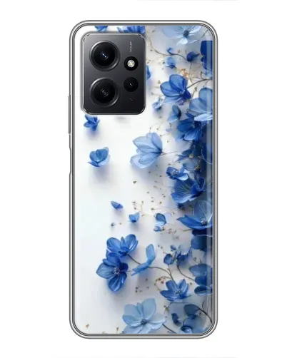 Чохол для Xiaomi Redmi Note 12 з картинкою «Блакитний квітковий каскад» Чохол для Xiaomi Redmi Note 12 з картинкою «Блакитний квітковий каскад»