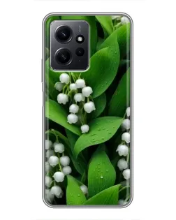 Чохол для Xiaomi Redmi Note 12 з картинкою «Конвалії в зелені»