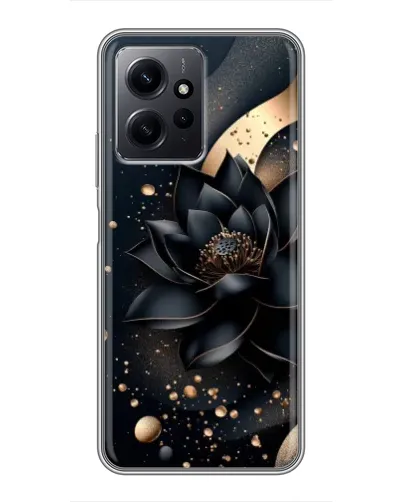 Чохол для Xiaomi Redmi Note 12 з картинкою «Чорний лотос» Чохол для Xiaomi Redmi Note 12 з картинкою «Чорний лотос»