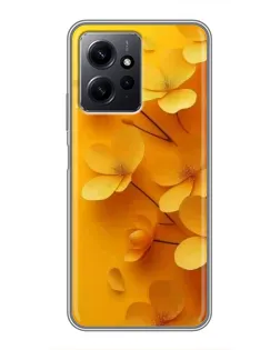 Чохол для Xiaomi Redmi Note 12 з картинкою «Золоті пелюстки»