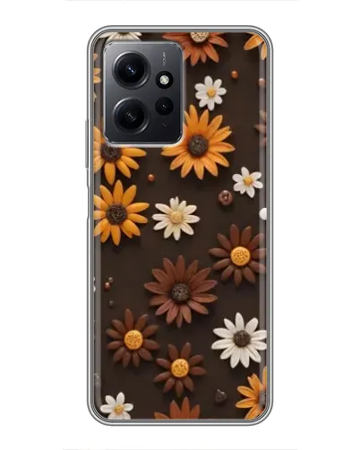 Чехол для Xiaomi Redmi Note 12 с картинкой «Узор из маленьких подсолнухов» Чехол для Xiaomi Redmi Note 12 с картинкой «Узор из маленьких подсолнухов»