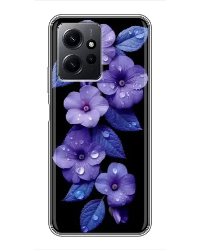 Чохол для Xiaomi Redmi Note 12 з картинкою «Фіолетові квіти з росою» Чохол для Xiaomi Redmi Note 12 з картинкою «Фіолетові квіти з росою»