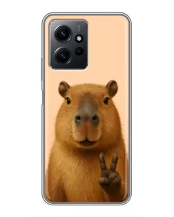 Чехол для Xiaomi Redmi Note 12 с картинкой «Капибара виктория» Чехол для Xiaomi Redmi Note 12 с картинкой «Капибара виктория»