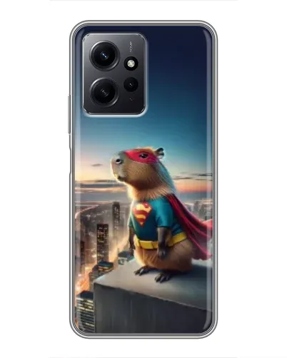 Чехол для Xiaomi Redmi Note 12 с картинкой «Капи-мен супергерой» Чехол для Xiaomi Redmi Note 12 с картинкой «Капи-мен супергерой»