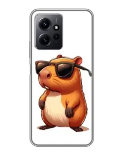 Чехол для Xiaomi Redmi Note 12 с картинкой «Капибара в очках» Чехол для Xiaomi Redmi Note 12 с картинкой «Капибара в очках»