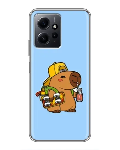 Чехол для Xiaomi Redmi Note 12 с картинкой «Капибара на скейте» Чехол для Xiaomi Redmi Note 12 с картинкой «Капибара на скейте»