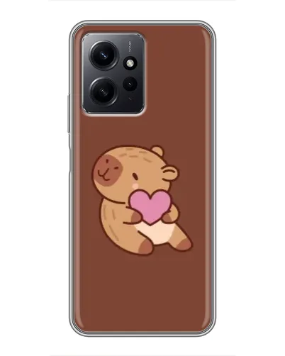 Чехол для Xiaomi Redmi Note 12 с картинкой «Капибара с сердцем» Чехол для Xiaomi Redmi Note 12 с картинкой «Капибара с сердцем»