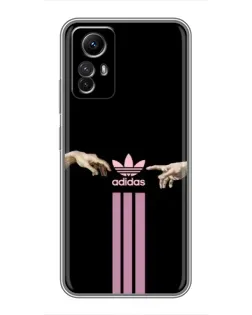 Чехол для Xiaomi Redmi Note 12s с картинкой «Adidas Hands» Чехол для Xiaomi Redmi Note 12s с картинкой «Adidas Hands»