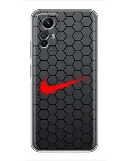 Чехол для Xiaomi Redmi Note 12s с картинкой «Nike — карбоновая сетка» Чехол для Xiaomi Redmi Note 12s с картинкой «Nike — карбоновая сетка»