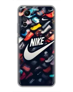 Чехол для Xiaomi Redmi Note 12s с картинкой «Коллекция кроссовок Nike» Чехол для Xiaomi Redmi Note 12s с картинкой «Коллекция кроссовок Nike»