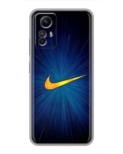 Чехол для Xiaomi Redmi Note 12s с картинкой «Синий пульс Nike» Чехол для Xiaomi Redmi Note 12s с картинкой «Синий пульс Nike»