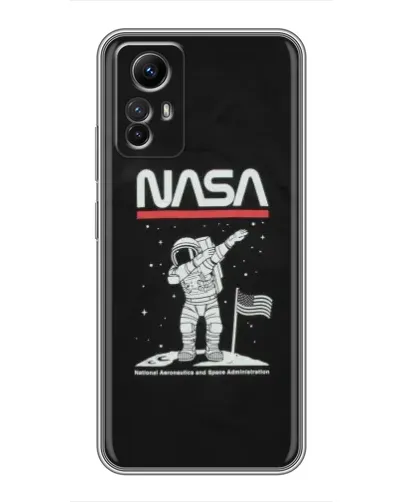 Чехол для Xiaomi Redmi Note 12s с картинкой «NASA — шагаем по Луне» Чехол для Xiaomi Redmi Note 12s с картинкой «NASA — шагаем по Луне»