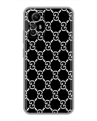 Чехол для Xiaomi Redmi Note 12s с картинкой «Gucci — сетчатый паттерн» Чехол для Xiaomi Redmi Note 12s с картинкой «Gucci — сетчатый паттерн»