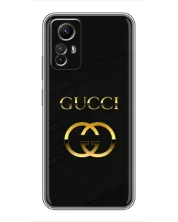 Чехол для Xiaomi Redmi Note 12s с картинкой «Золотой логотип Gucci» Чехол для Xiaomi Redmi Note 12s с картинкой «Золотой логотип Gucci»