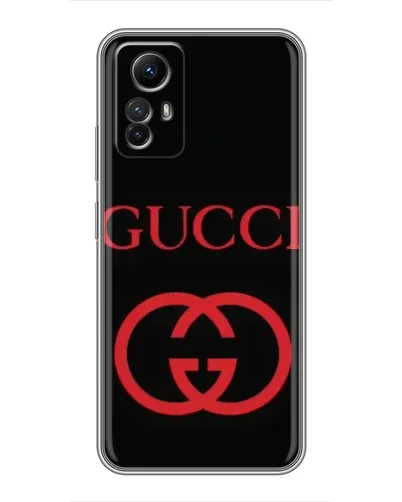 Чехол для Xiaomi Redmi Note 12s с картинкой «Gucci — красный логотип» Чехол для Xiaomi Redmi Note 12s с картинкой «Gucci — красный логотип»