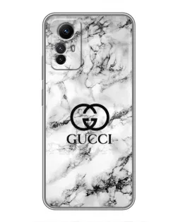 Чехол для Xiaomi Redmi Note 12s с картинкой «Gucci — мраморный шик» Чехол для Xiaomi Redmi Note 12s с картинкой «Gucci — мраморный шик»