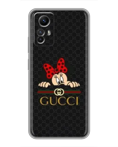 Чехол для Xiaomi Redmi Note 12s с картинкой «Минни Маус Gucci — черный» Чехол для Xiaomi Redmi Note 12s с картинкой «Минни Маус Gucci — черный»