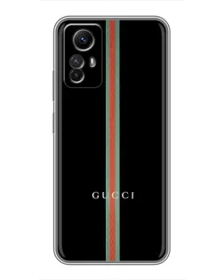 Чехол для Xiaomi Redmi Note 12s с картинкой «Gucci — строгая линия» Чехол для Xiaomi Redmi Note 12s с картинкой «Gucci — строгая линия»