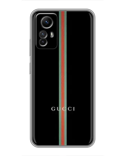 Чехол для Xiaomi Redmi Note 12s с картинкой «Gucci — строгая линия» Чехол для Xiaomi Redmi Note 12s с картинкой «Gucci — строгая линия»